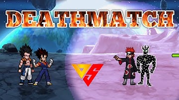 Vegito OP & Gogeta OP VS Pain OP & Alien X in Jump Force Mugen