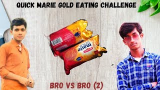 QUICK MARIEGOLD EATING CHALLENGE. BRO VS BRO (2)