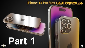 Create an iPhone 14 Pro Max with Blender 3.00 I Modeling Process Part 1