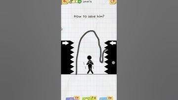 draw 2 save :Stickman Puzzle Level 6😯😲