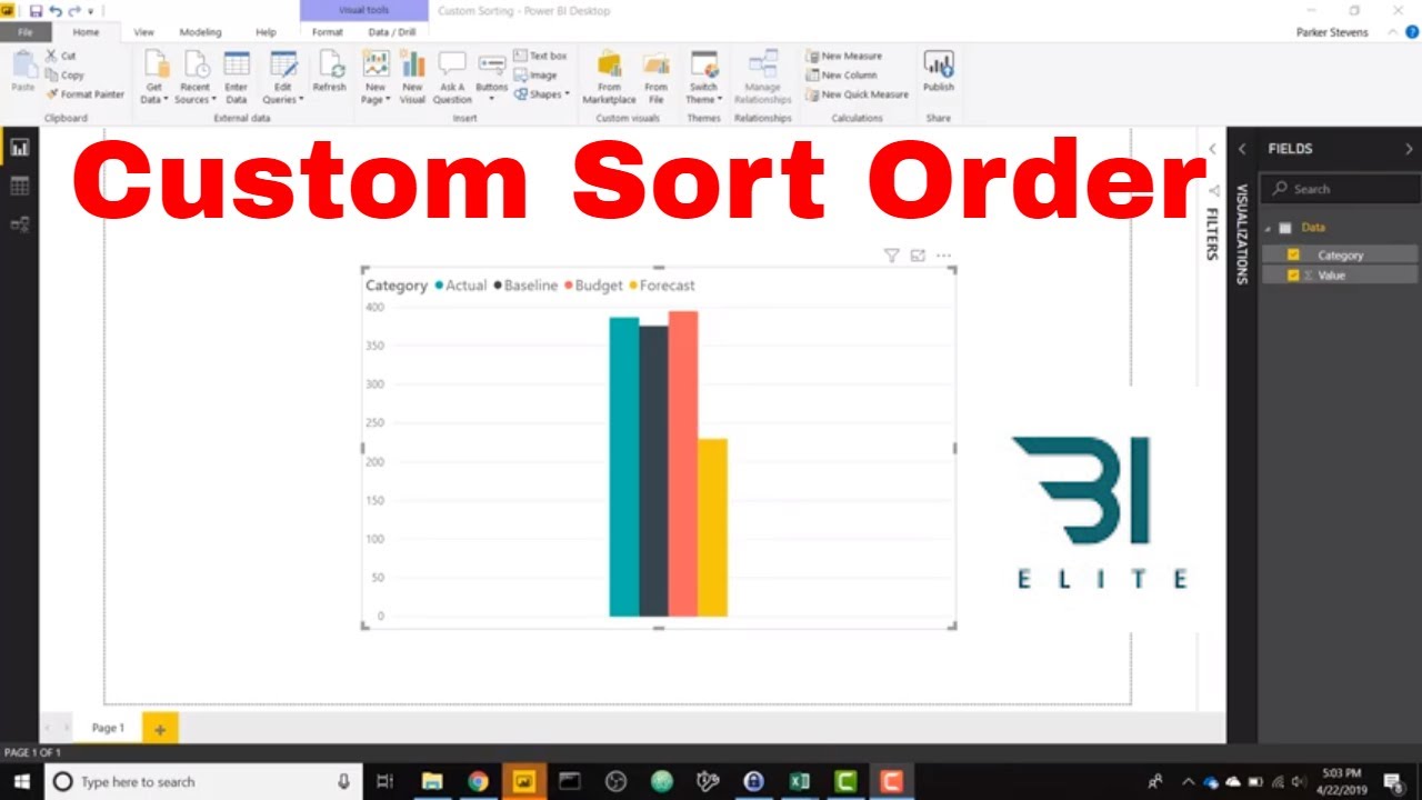 Power Bi - Custom Sorting In 3 Easy Steps!