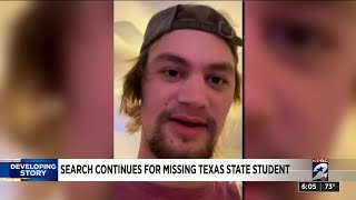 Search for missing Texas state student continues