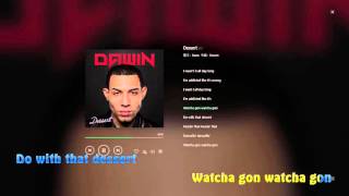 Dawin - Dessert lyrics video HD 1080p