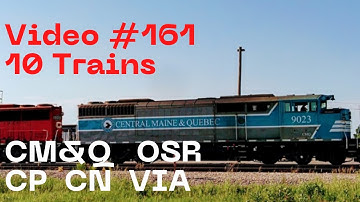 10 Niagara Trains in 1 Week! | Musical Slideshow CN, CP, CM&Q, OSR & VIA