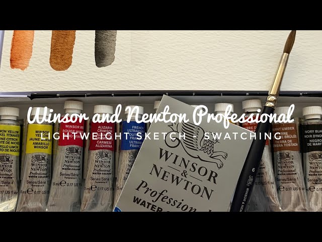 Winsor and Newton Professional Lightweight Sketch Swatching