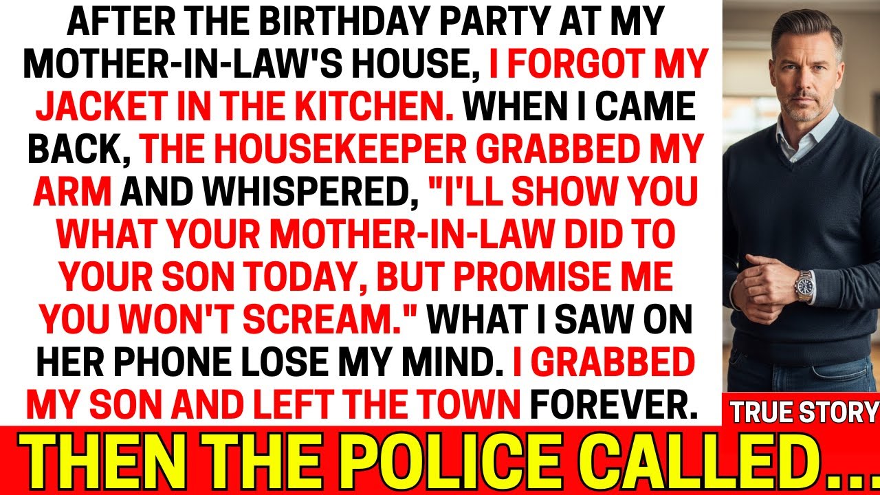 As I Was Leaving MIL's Party, Housekeeper Said, "Promise You Won't Scream When You See This..."