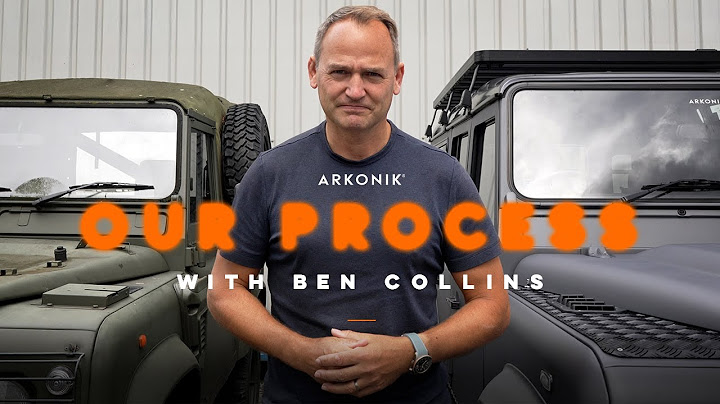 Arkonik Land Rovers through the eyes of the Motoring Legend; Ben Collins
