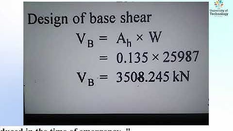 Numerical of Earthquake Load Calculation Part 5 | Online Education | Learn Online