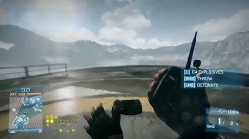 Battlefield 3 - awesome c4 multi-kill