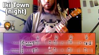 Video thumbnail of "UKULELE TUTORIAL: "Iki Town (night)" (Pokemon: Sun & Moon)"