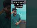TECHNICAL SI VACANCY | TECHNICAL SI UPDATE 2026 #tnusrb #technicalsi #viralshorts #trending #shorts