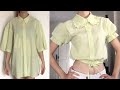 Transformar Camisa Social Masculina em Blusa Feminina
