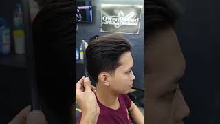 Trim Cut | Brushed Back with Low Taper ✂️ #trim #brushedbackhair #hairstyle