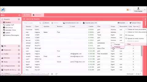 Mbilling English -  Hidden Columns