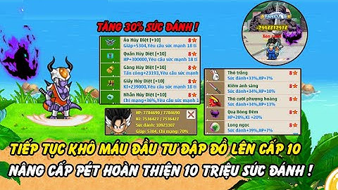Hồi Ức Ngọc Rồng -Đầu Tư Gần 30k Thỏi Vàng Nâng Cấp Sét Kamejoko 3 Và Vật Phẩm Mới, Kame 1 Phát 3 Tỷ