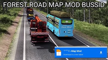 MAP MOD BUSSID Forest road map mod || 2024 bus simulator Indonesia bussid #mod_map_bussid #modbussid