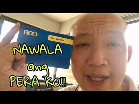 WARNING para sa mga may account sa BDO...