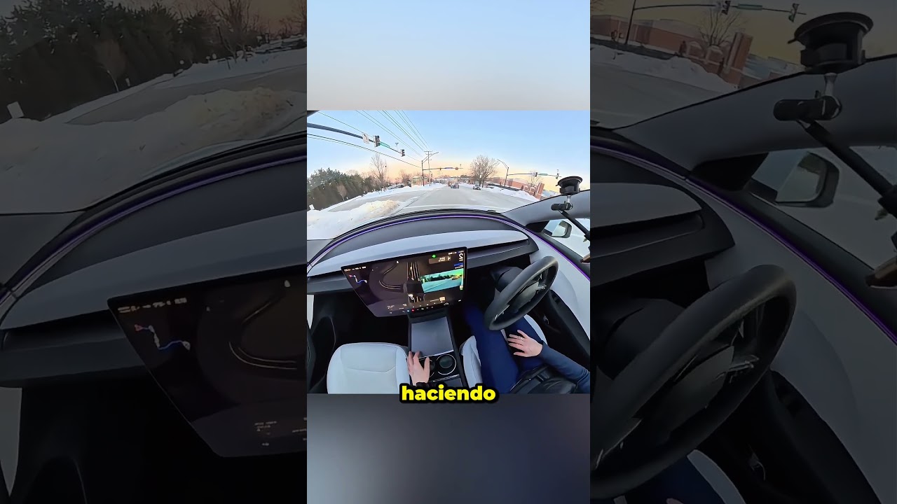 Tesla tomó el control de mi volante sin previo aviso #autonomoustech #tesla #mindblown