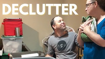 Unpack + Declutter: Sentimental Bins || Declutter with me on our Minimalism Journey! Part 5