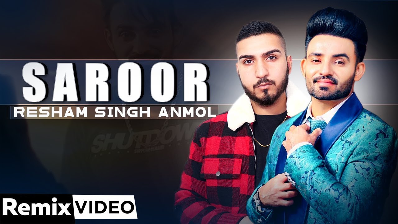 Saroor (Remix) | Resham Singh Anmol Feat Raftaar | Dj A-Vee | Latest Punjabi Songs 2020