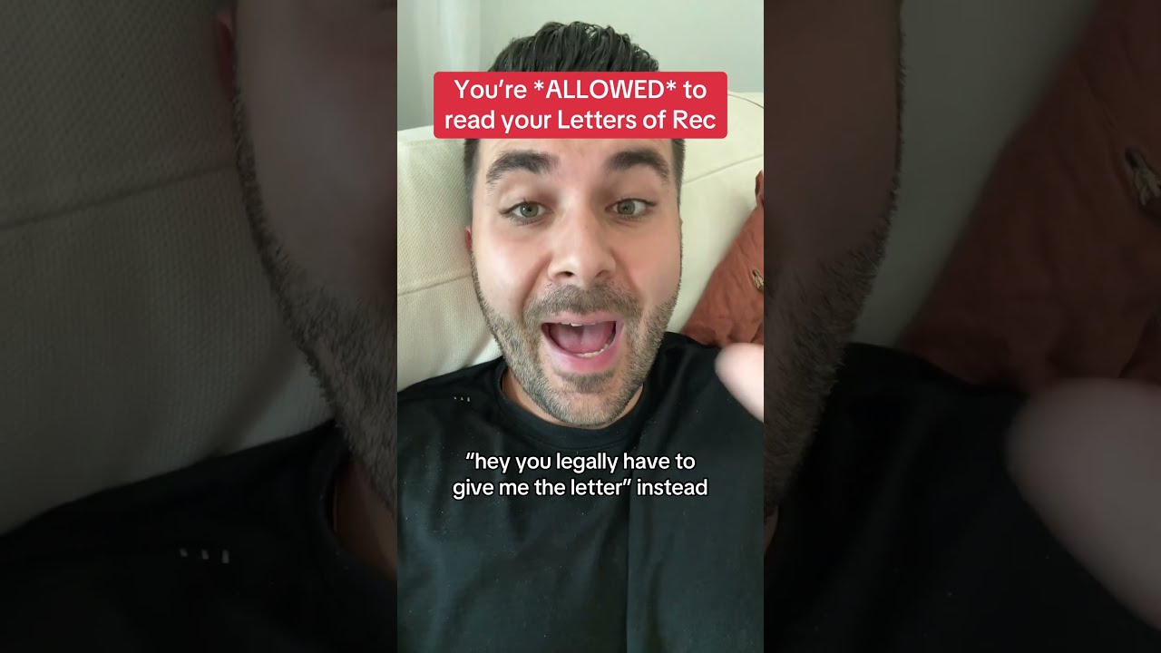 Yes You CAN Read Your Letters Of Recommendation For College