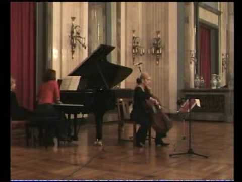 P.I.Tchaikovsky  Valse sentimental,  October  Sanja Jancic- cello  Aurelie Tremblay-piano