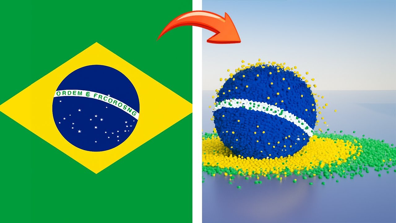 Turning Flags into 100s of particles