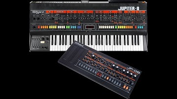 Legendary Roland Jupiter 8 vs Roland Boutique JP-08 - SOUND COMPARISON