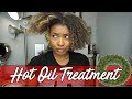 HOT OIL TREATMENT / PREPOO ROUTINE FOR HAIR GROWTH ON 4B LOW POROSITY HAIR | KENMAS DAY 6