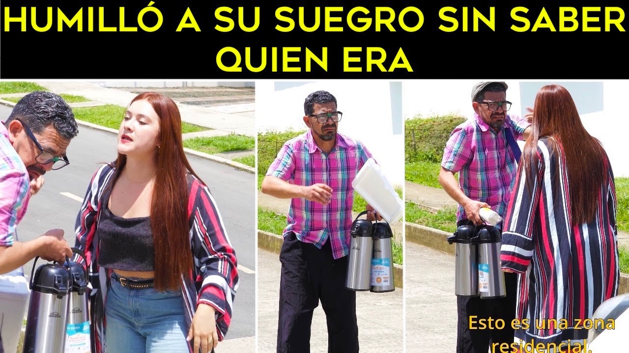 Humilló a su suegro sin saber quien era