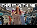 Platos closet vlog and haul  thrift with me