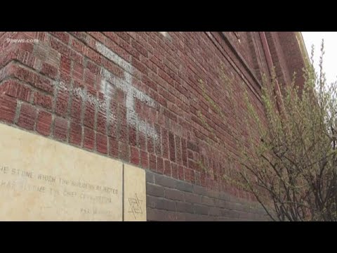 tegna news Swastikas spray-painted on Denver synagogue