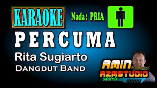 PERCUMA Rita Sugiarto KARAOKE Nada PRIA