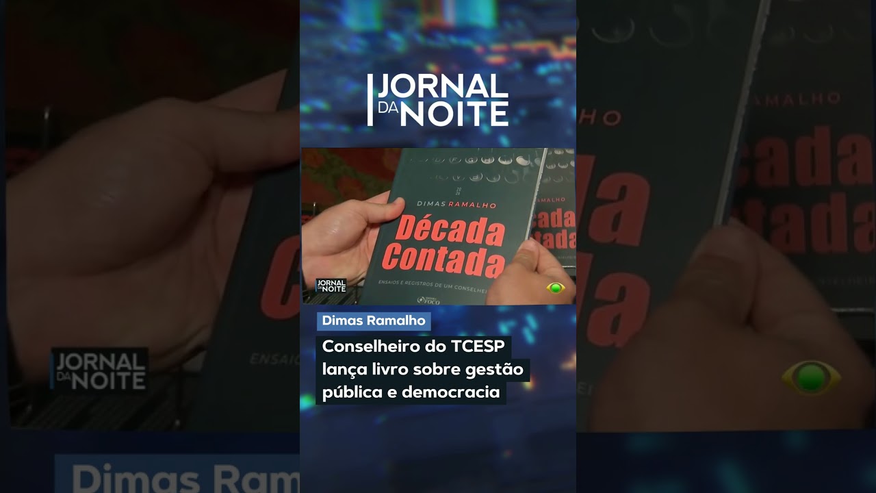 Conselheiro do TCESP lança livro sobre gestão pública e democracia