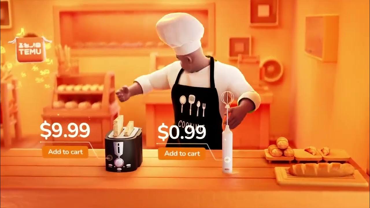 Temus Big Game Ad Encore TV Commercial 2024 https//temu.to/k