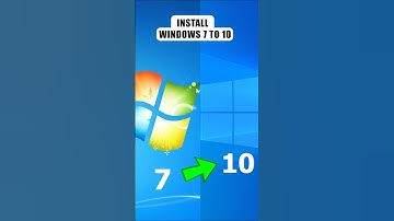 Windows 7 to Windows 10 Free Upgrade 2025 (No Data Loss) #shorts