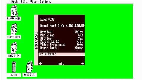 MiSTer (FPGA) FX CAST (Atari ST): Testing Hard Disk Access