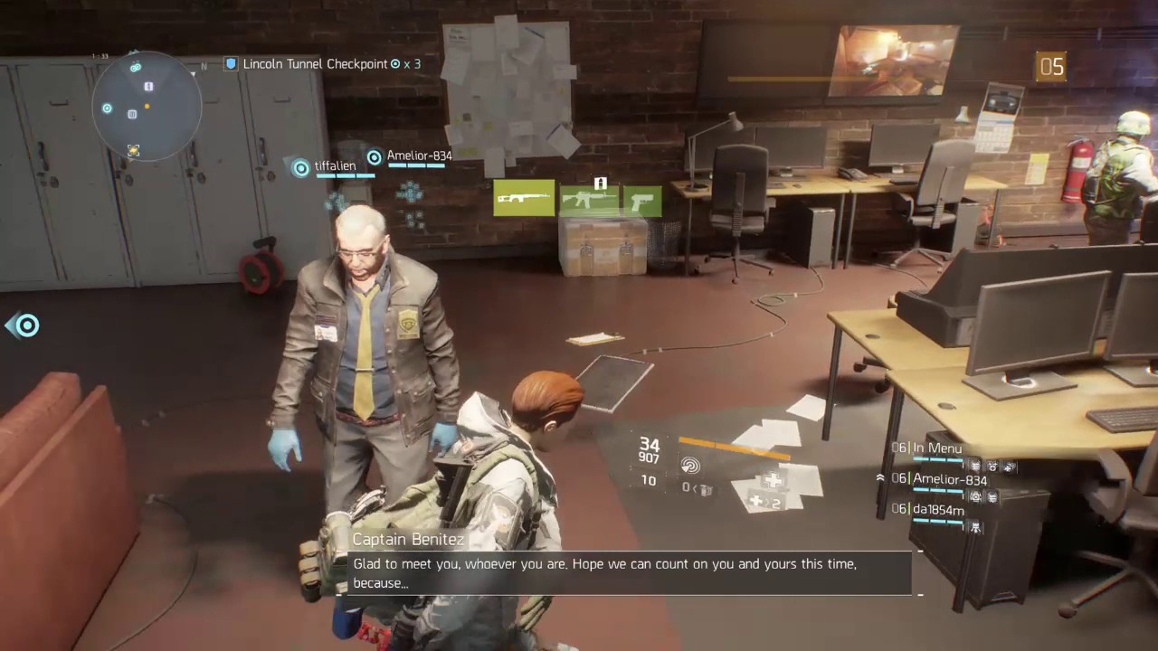 Tom Clancy's The Division captain Benitez is a wizard