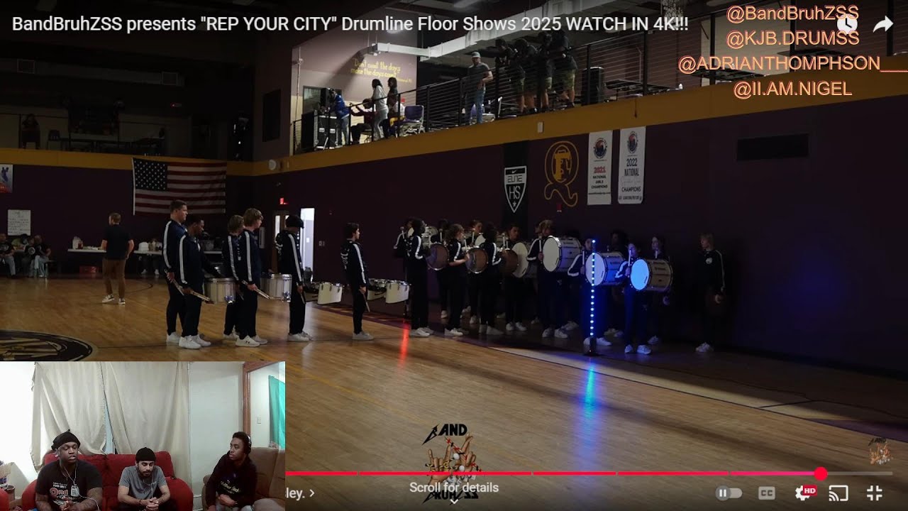 BandBruhZSS reacts to "REP YOUR CITY"  Drum competition 2025 Featuring Adrian Thompson 🔥🔥