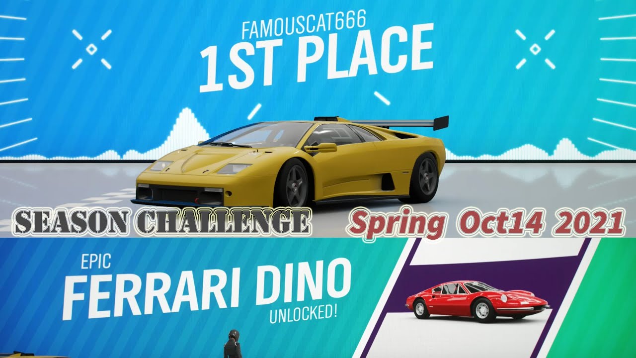 Forza Horizon 4 - How to win Ferrari Dino on Spring Season Event | Xbox one gameplay
