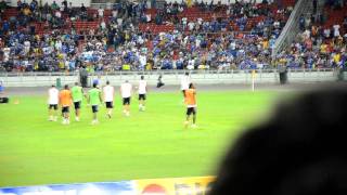 Players Wave to The Fans | Chelsea Malaysia Tour 2011