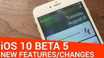 Everything New in iOS 10 Beta 5