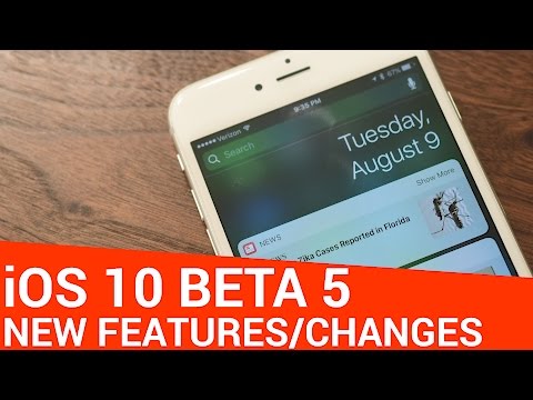 Everything New in iOS 10 Beta 5