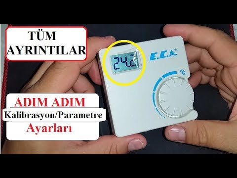 Kablosuz Oda Termostatı KALİBRASYON AYARLARI - FABRİKA AYARLARI - YouTube