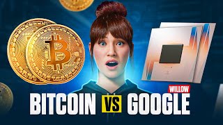 is bitcoin in threat ?   | willow chip vs bitcoin | quantum computer | 3d animated