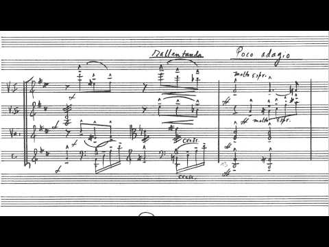 George Rochberg - Variations (on Pachelbel) - VI quartet III mvt