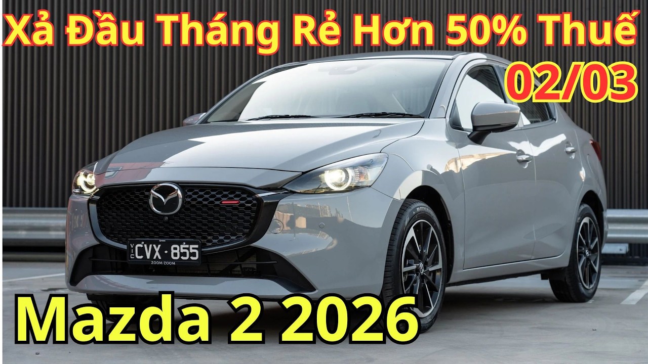 ✅Giá Khuyến Mại Mazda 2 Tháng 3 Mới. Xả Ngay Đầu Tháng Rẻ Hơn 50% Thuế, lăn Bánh Mới | Xegiatot24h