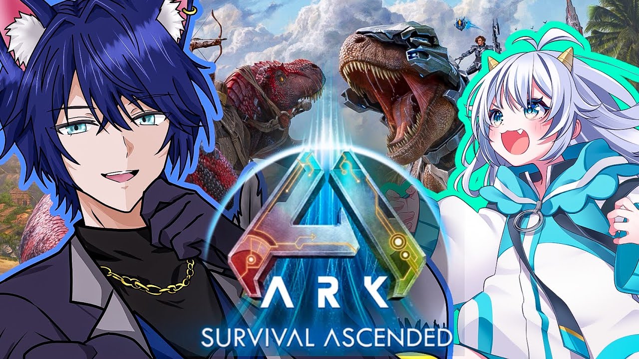【ARK: Survival Ascended】コラボ配信！同期のARKお助けします！！！【個人Vtuber/星猫カイト】