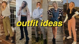 outfit ideas for school // winter lookbook