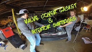 Valve Cover Gasket and Interior Surprises